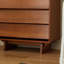 Commode d'appoint en bois massif rétro
