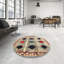 Tapis beige / rouge / vert Mulay-1737020020