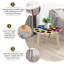 Ensemble de 2 tables basses gigognes Triangle