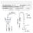 44" Commercial Wall Mount Kitchen Faucet with Pre-Rinse Sprayer - Heavy Duty Brass Sink Fixture for 3-Compartment Sinks
