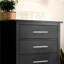 Poignées d'armoire en acier inoxydable nickel brossé de 3-3 / 4 po (96 mm) de centre à centre Probrico-119832950-119832954