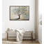 «Olive Tree Abstract Landscape» par The Creative Bunch Studio, reproduction d'art sur toile encadrée