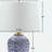 Blue Ceramic Ginger Jar Table Lamp