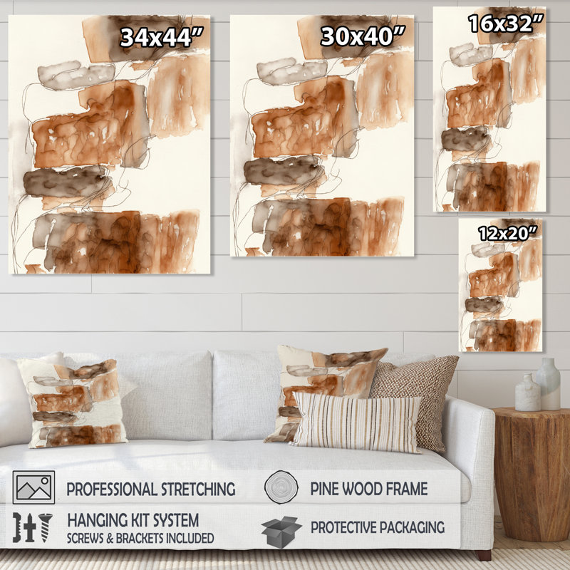 " Canyon Ridge Explorations VI ", 12" W x 20" H, Wrapped Canvas