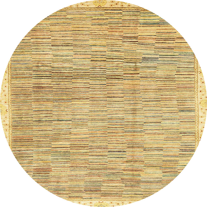 Abstract Indoor Rug, Round 4'
