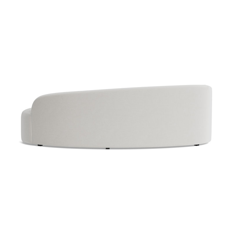 Sofia Left Arm Sofa, Performance Velvet - Silver