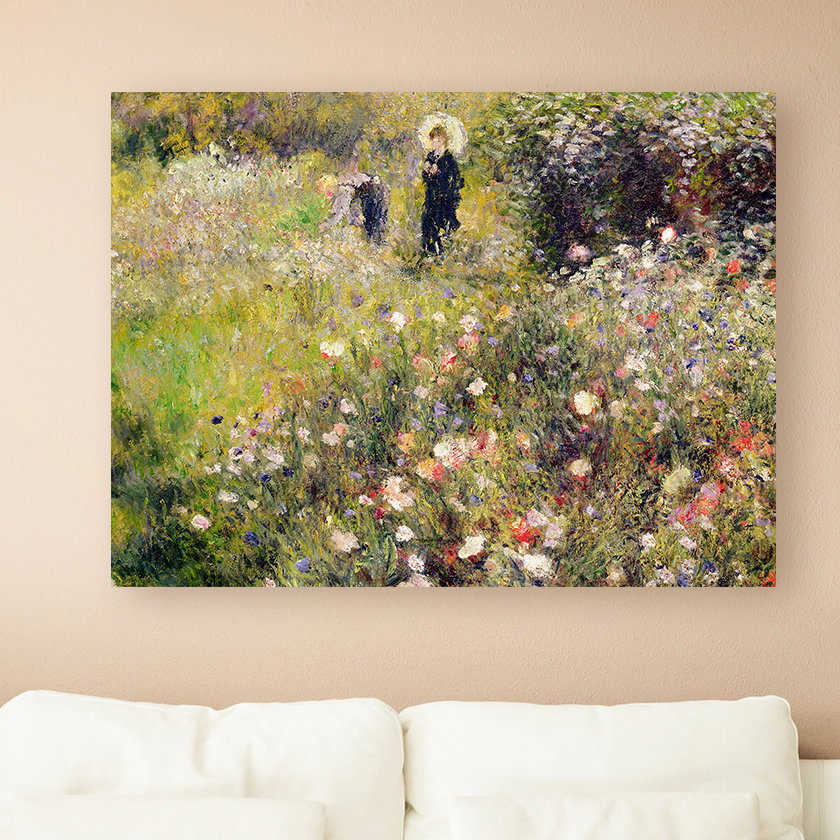 "Summer Landscape" by Pierre-Auguste Renoir Painting Print on Wrapped Canvas Vault W Artwork 