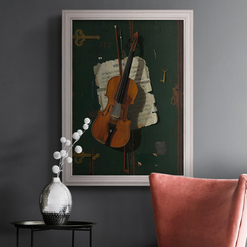 The Old Violin - peinture encadrée, H 36 po x l 24 po x P 2,5 po
