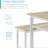Kelcei 4 - Person Four Leg Dining Set-1710062727-1710062720-1710062721