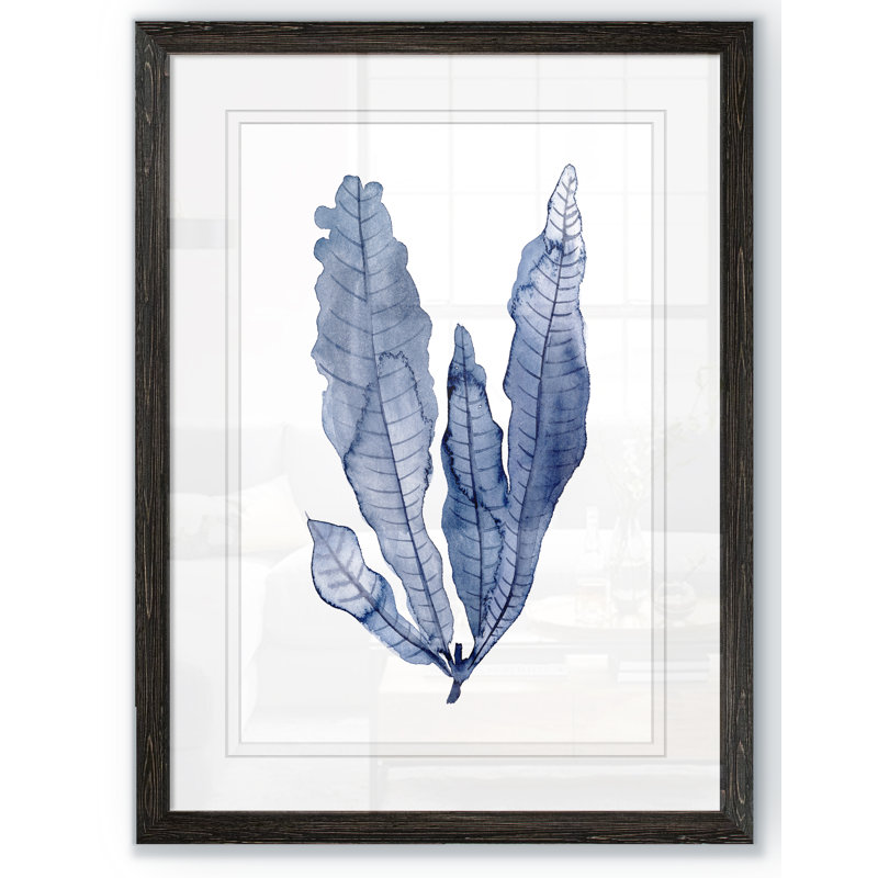« algues under water iv » par paul cezanne-cadre photo, reproduction d’art, H 24 po x l 18 po x P 1,25 po, Blanc