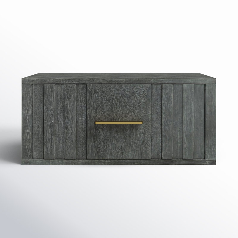 Nantucket Gray Wood Nightstand