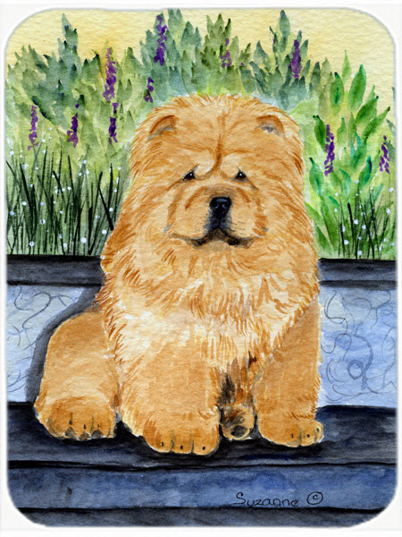 Planche à découper Chow Chow and Flowers