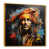 Cadre flottant doré