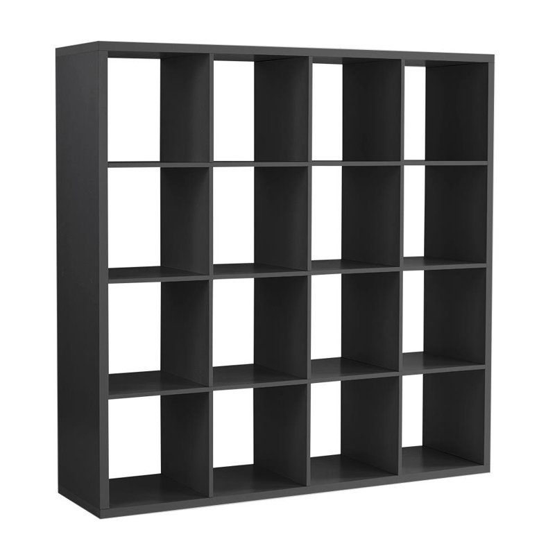 Parunag Cube Plus 16 Storage Shelving Unit, Black