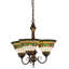 Tiffany Roman 3 - Light Glass Chandelier