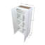 Armoire de rangement blanche Hopkins 30 po (7 tablettes)-120476777