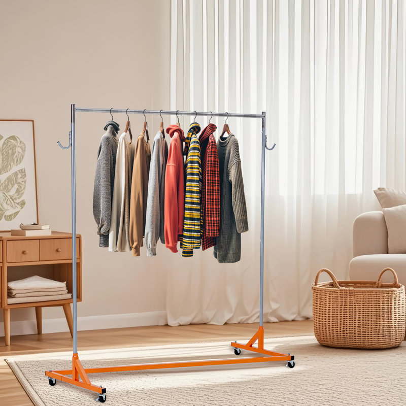 165cm W Metal Storage Rack, Gold, 160cm H x 165cm W x 51cm D