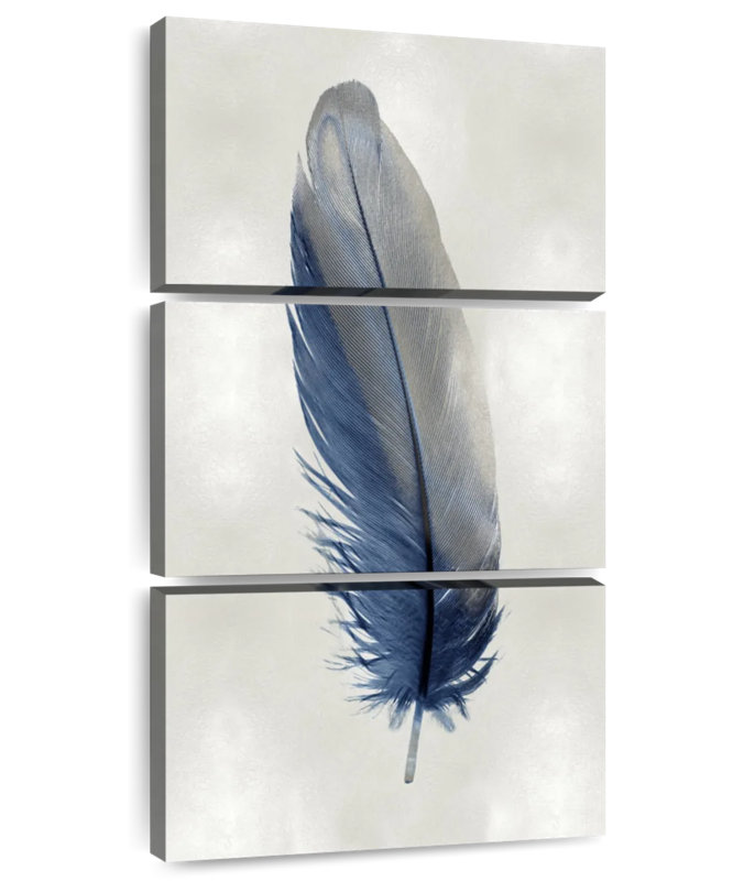 Feather On I, 80" H x 39" W