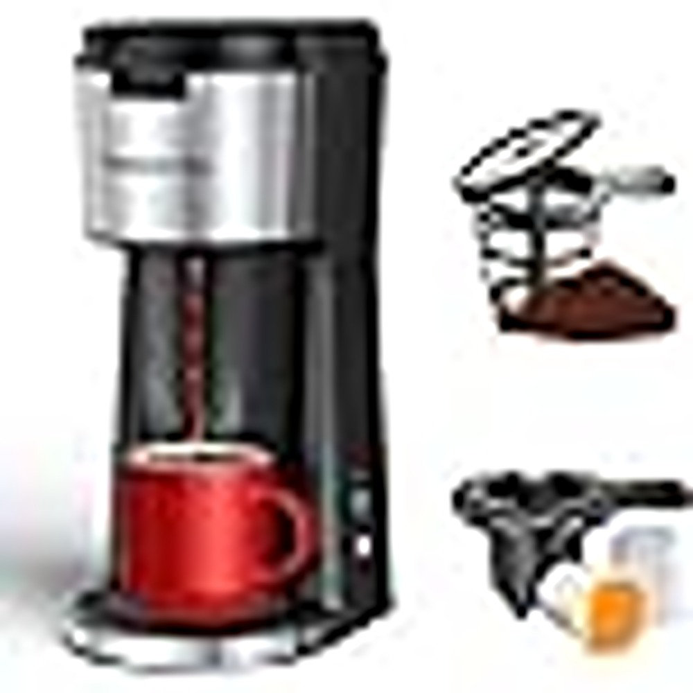 Famiworths Single Serve Coffee Maker for K Cup & Ground Coffee, With Bold  Brew, One Cup Coffee Maker, 6 to 14 oz. Brew Sizes, Fits Travel Mug,  Classic