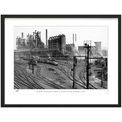 Corby, Stewarts And Lloyds Steel Works C1955 by Francis Frith - Single Picture Frame Print