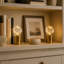 Dominquez 2 Set of 21cm Gold Table Lamp Battery Powered