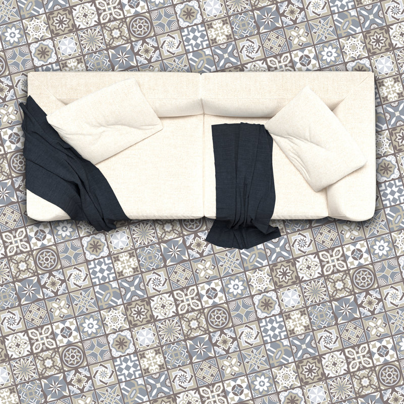 Walkot 120x60 cm Mosaic Tile in Grey/Brown