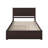 Amison Solid Wood Platform Bed with Panel Footboard and Trundle-1451954941
