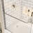 1/4" Tempered Clear Glass Bath Tub Shower Screen With Towel Bar - 3458 Model For Bathroom Use Captivating Design-121479039