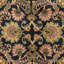Tapis noir / doré en laine touffeté à la main Santoyo-472612187