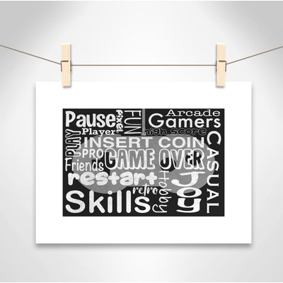 Juvenile Gaming Gaming Love 1 Kids Paper Print