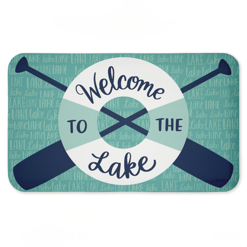 Tapis de sol anti-fatigue Welcome Lake Float & Paddles