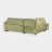 Cassan Upholstered L-Shaped Sectional Left Hand Facing-586558135