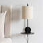 Plug-in Flush Mounted Sconce