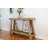 Natural Luxe A-frame Console Table