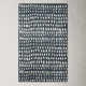 Glory Abstract Handmade Tufted Wool Dark Blue/Ivory Area Rug
