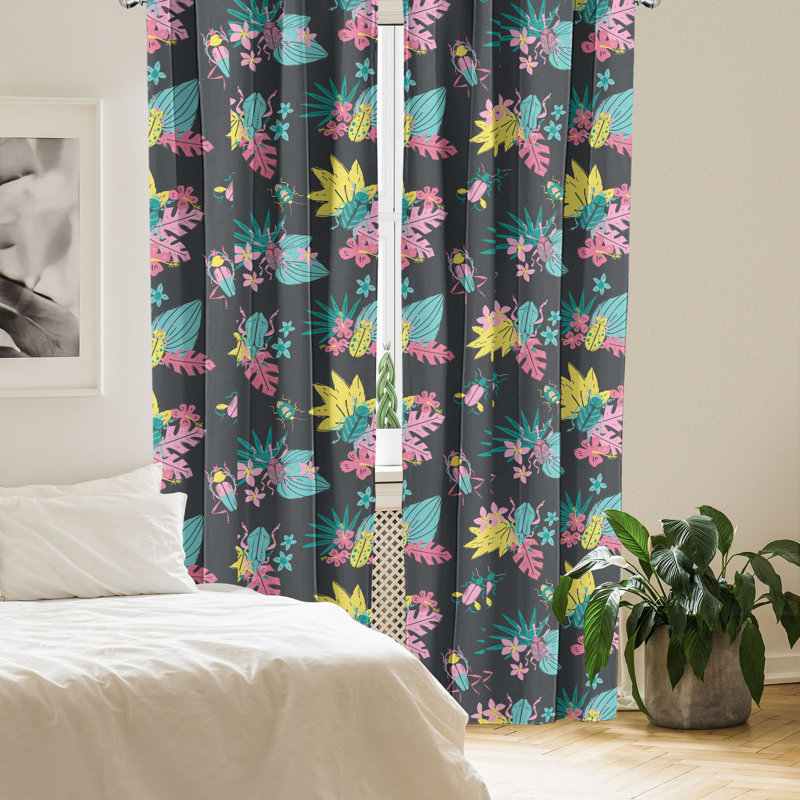 Semi Sheer Curtain Pair, 28" W x 84" L