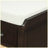 Rustic Storage Bench with 3 Drawers and 3 Rattan Baskets for Living Room, Entryway-688422002