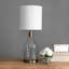 Lampe de table transparente 29 po Javen