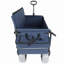 Chariot pliant 3-en-1 avec siège de banc - Protection brevetée, capacité de 500 lb, pneus de plage de 9 po x 4 po pour le camping et la plage-126743708