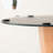 Warm solid wood round table