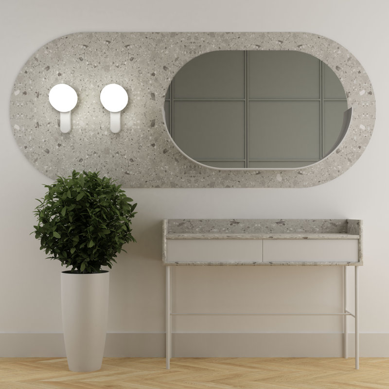 Deramus Flush Mounted Sconce, White