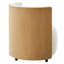 Chaise d'appoint Solis Boucle en ivoire naturel