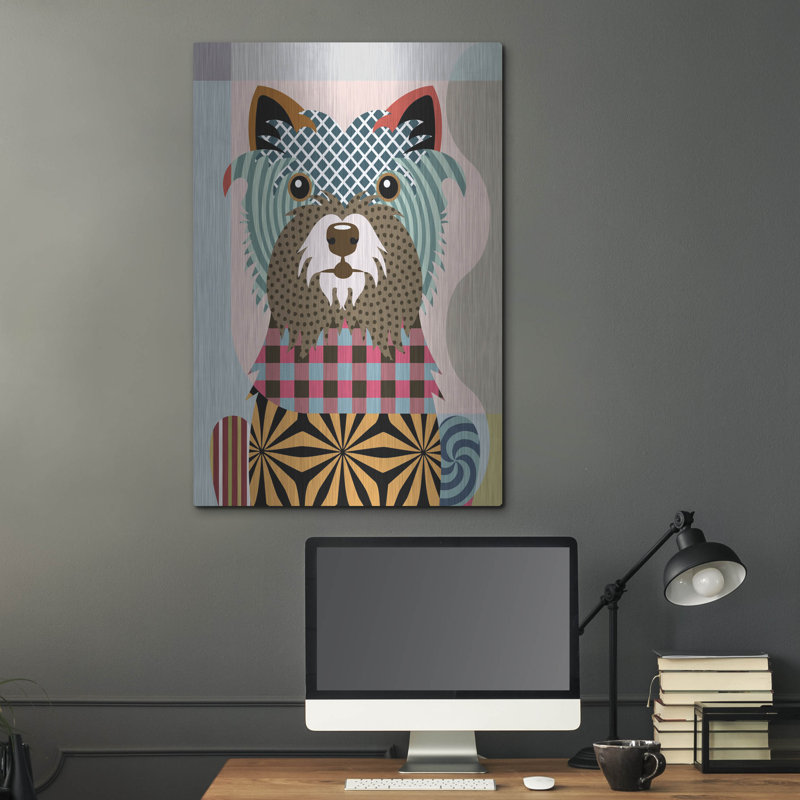 «Cairn Terrier» par Lanre Adefioyue, H 36 po x l 24 po