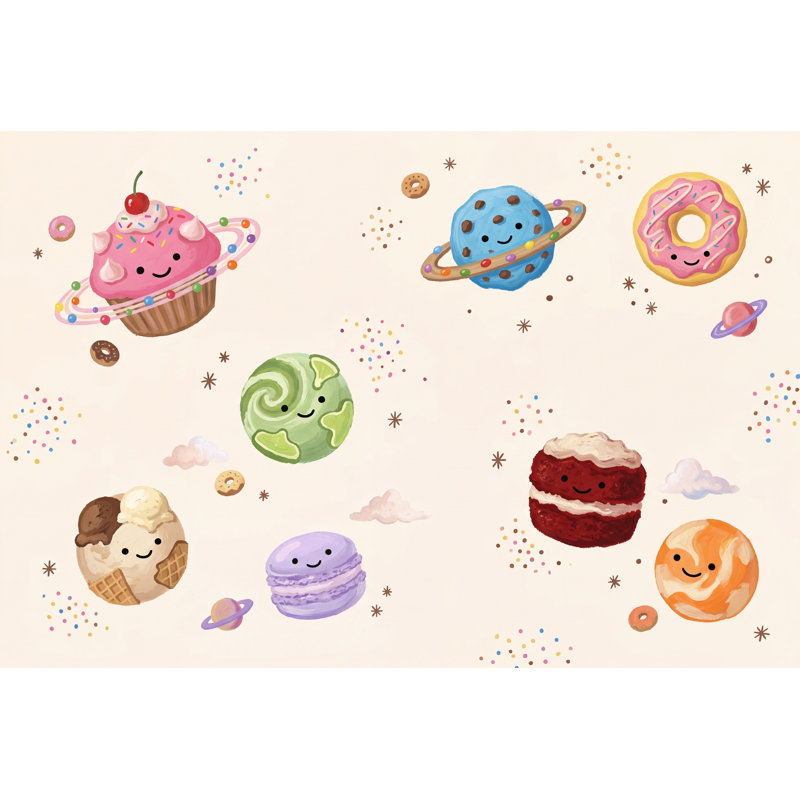 Papier peint Space Desserts, Texturé non collé, 200 po x 120 po
