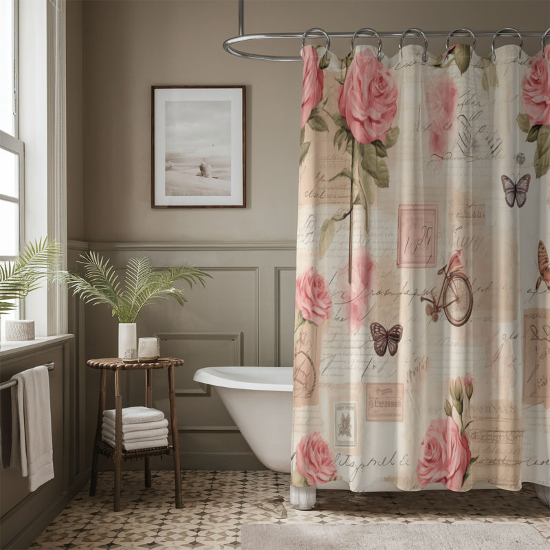 Valentine Note - Premium Shower Curtain, 74"H x 71"W
