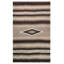 Tapis tissé à plat à motif géométrique antique Navajo