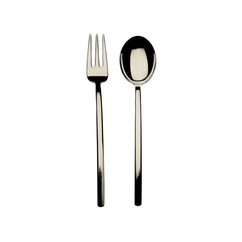 Due 2 - Piece Stainless Steel Flatware Set - Service for 1