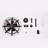 Modern Enclosed Ceiling Fan Indoor with Remote Control and Bladeless Rust Industrial Ceiling Fan Light Kit