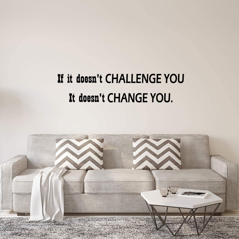 Non-Wall Damaging Wall Decal, 7" H x 30" W