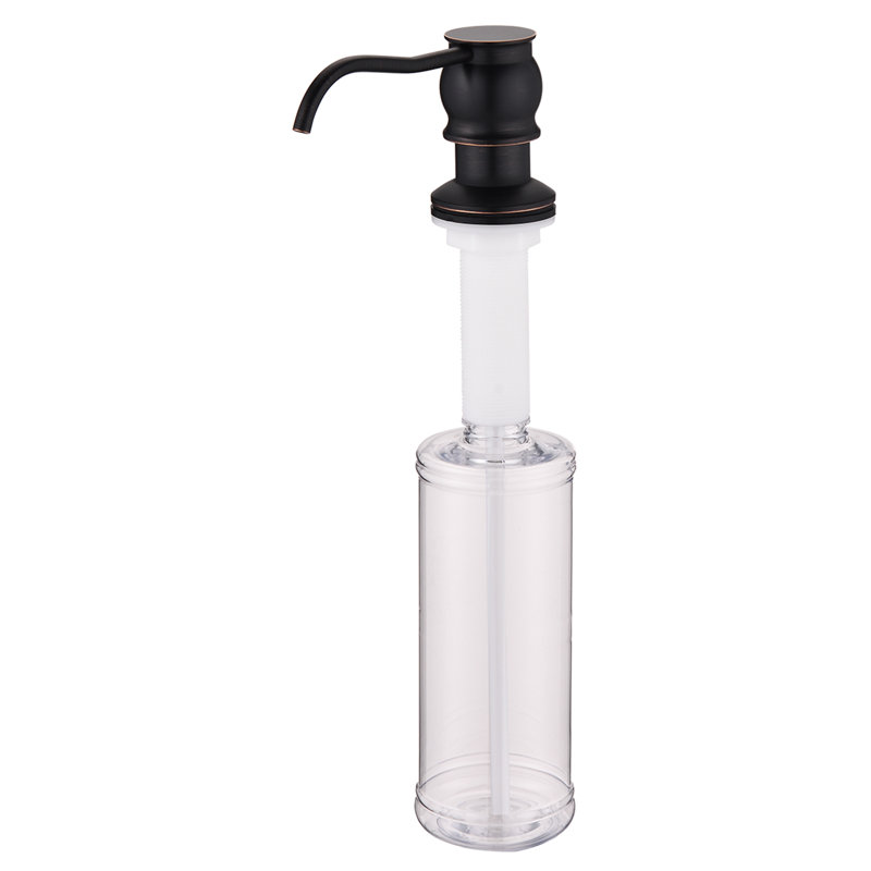 Distributeur de savon de cuisine en laiton, Bronze huilé